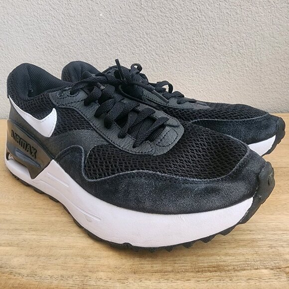 Nike Air Max SYSTM Shoes DM9537-001 Black/White/Wolf Grey Men's Size 8 - Picture 8 of 11